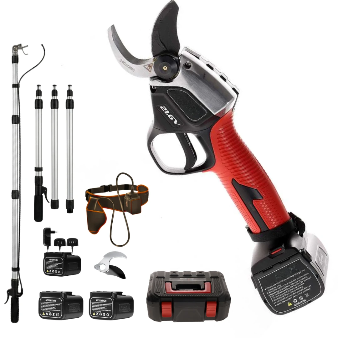 BOASHI - Cesoia Elettrica Brushless 1100W | Con Asta Telescopica Pieghevole